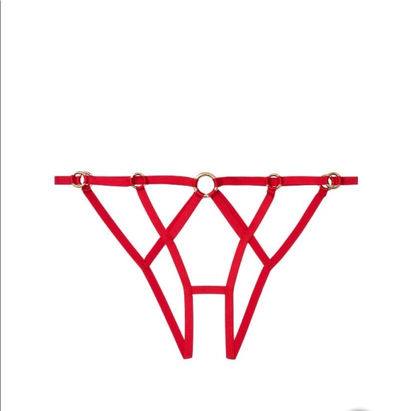 NWT Victoria’s Secret Strappy Crotchless Cheekini - Picture 2 of 3